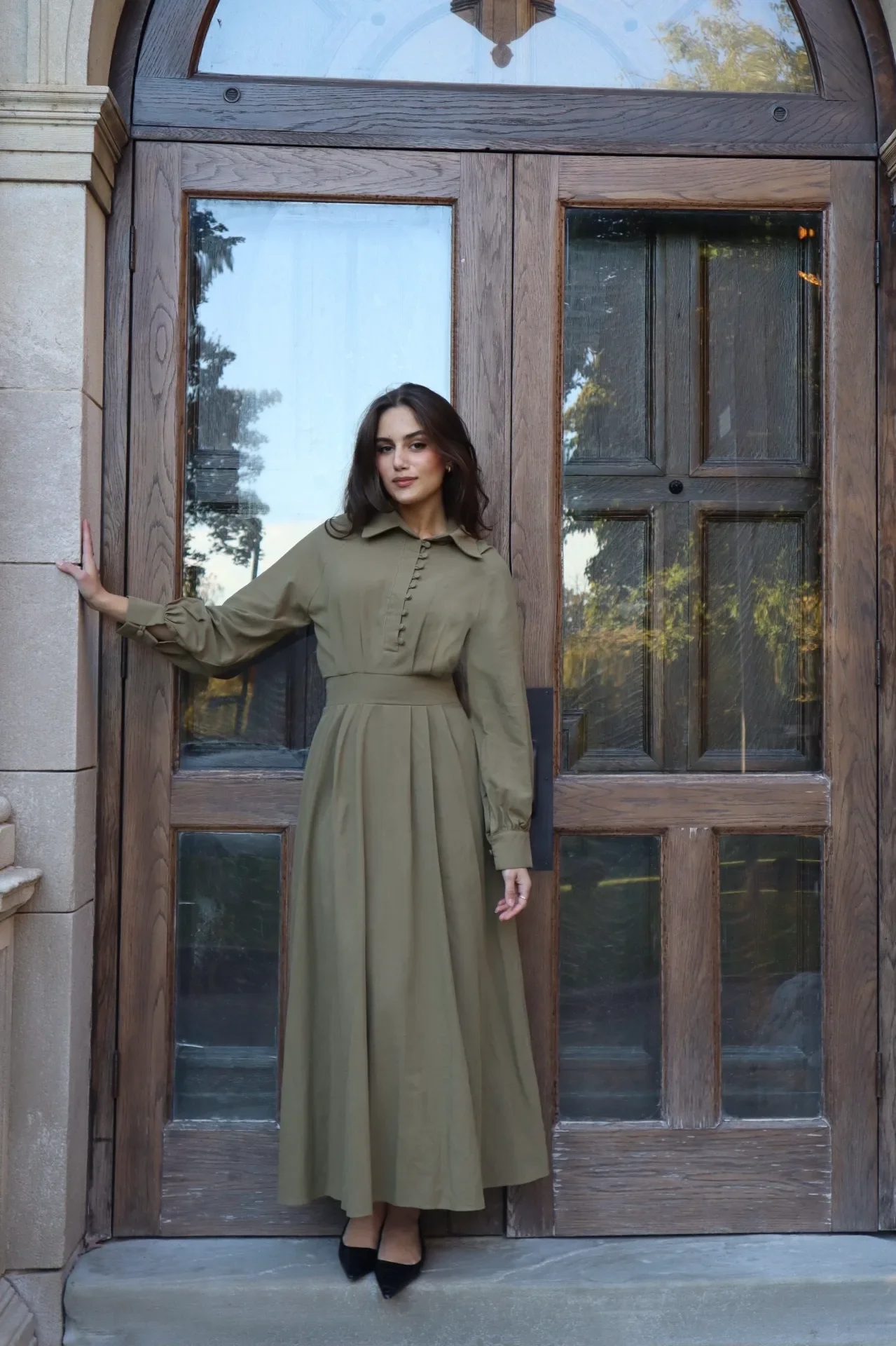 Siena Linen Maxi Dress - View 1