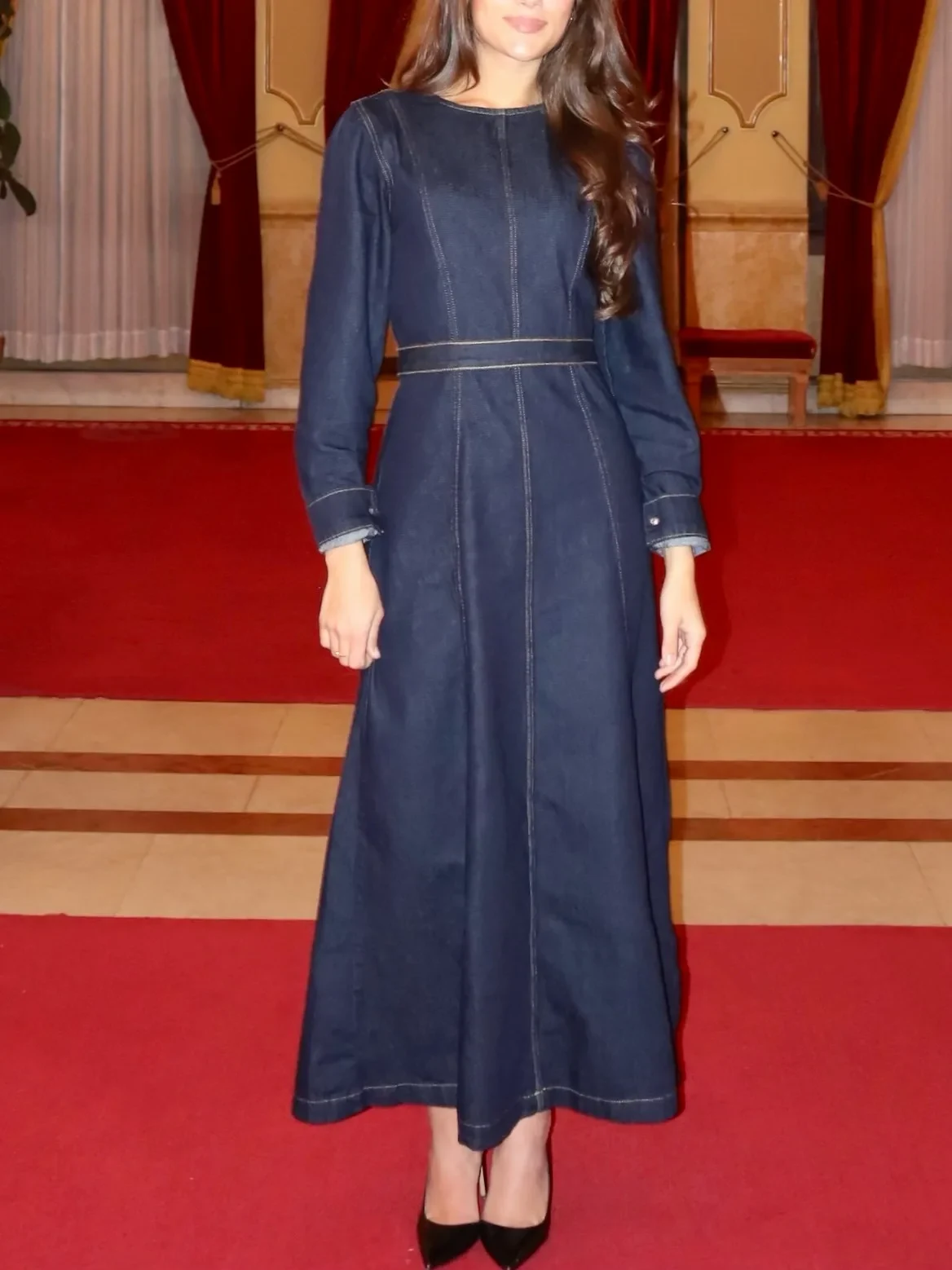 Manisa Maxi Denim Dress - View 2