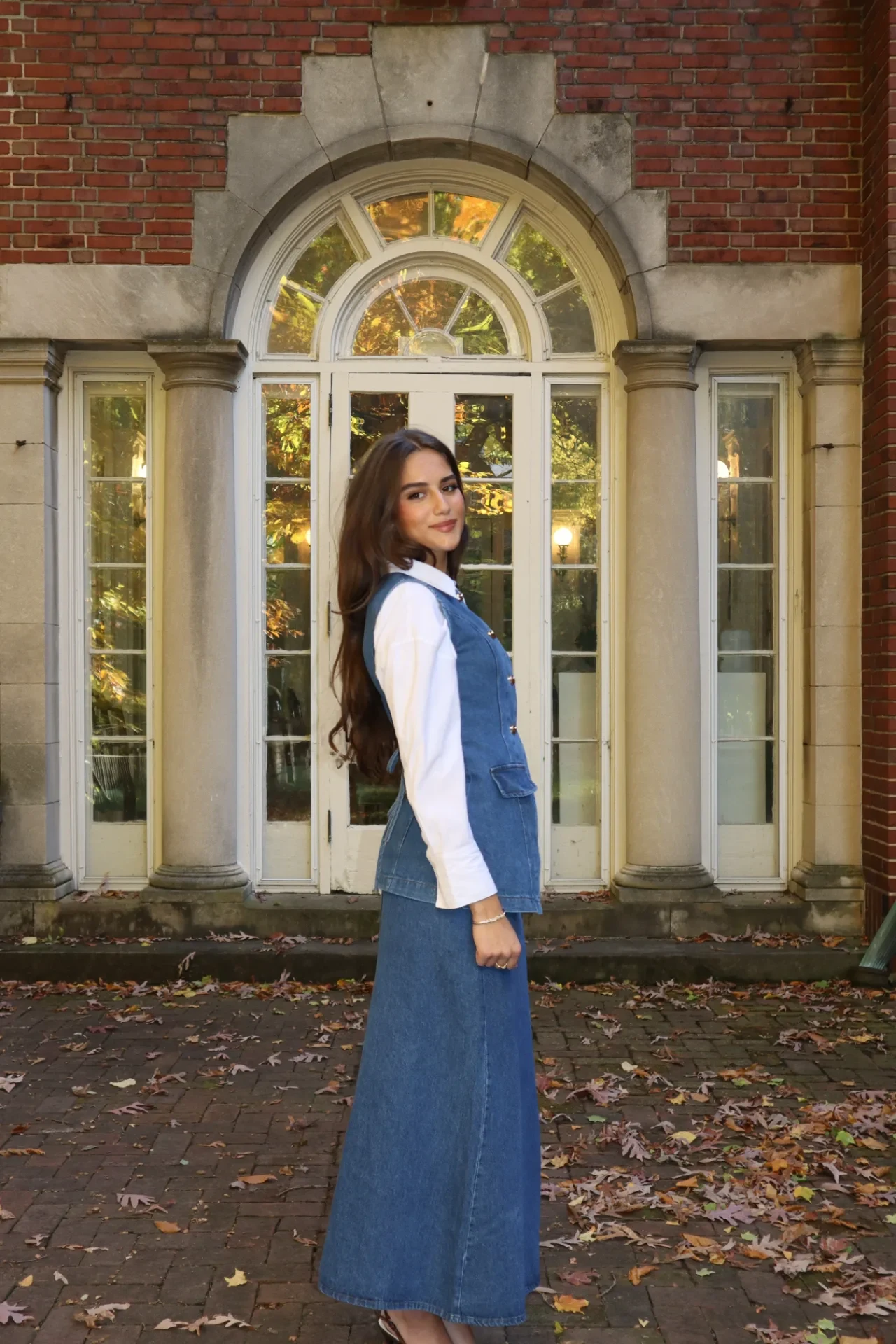 Oran Denim Skirt Set - View 3