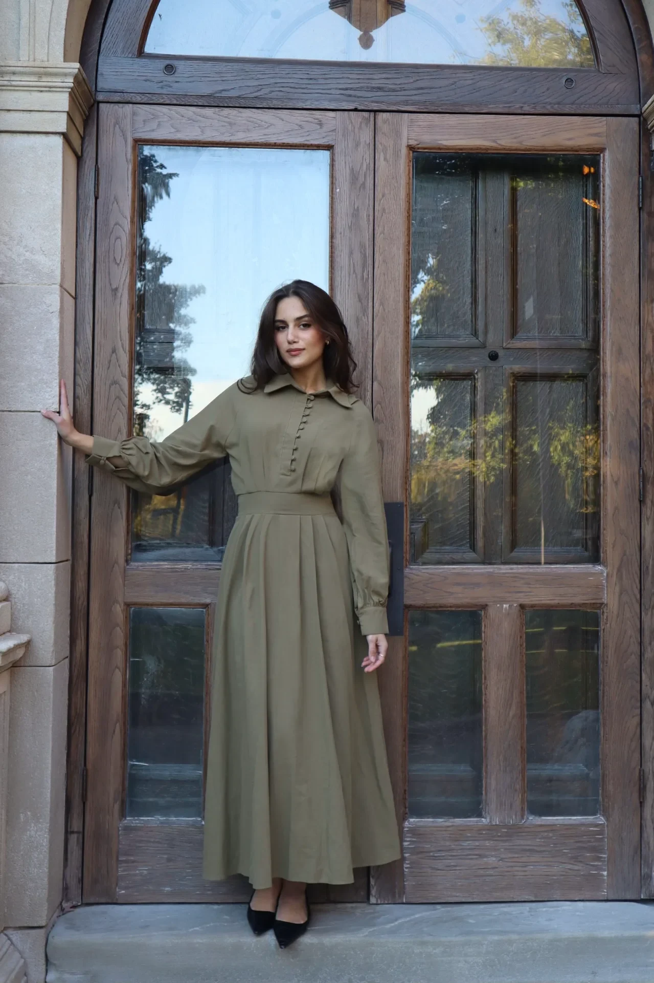 Siena Linen Maxi Dress - View 1