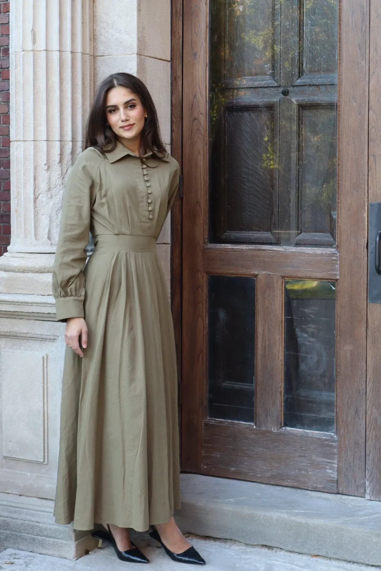 Siena Linen Maxi Dress - View 2
