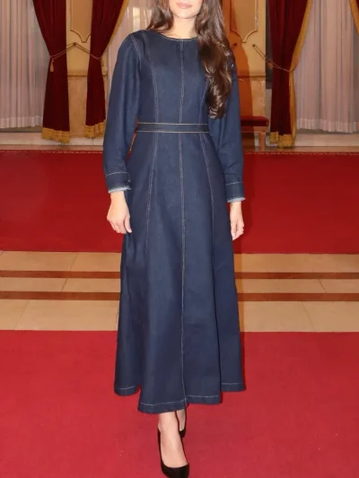 Manisa Maxi Denim Dress